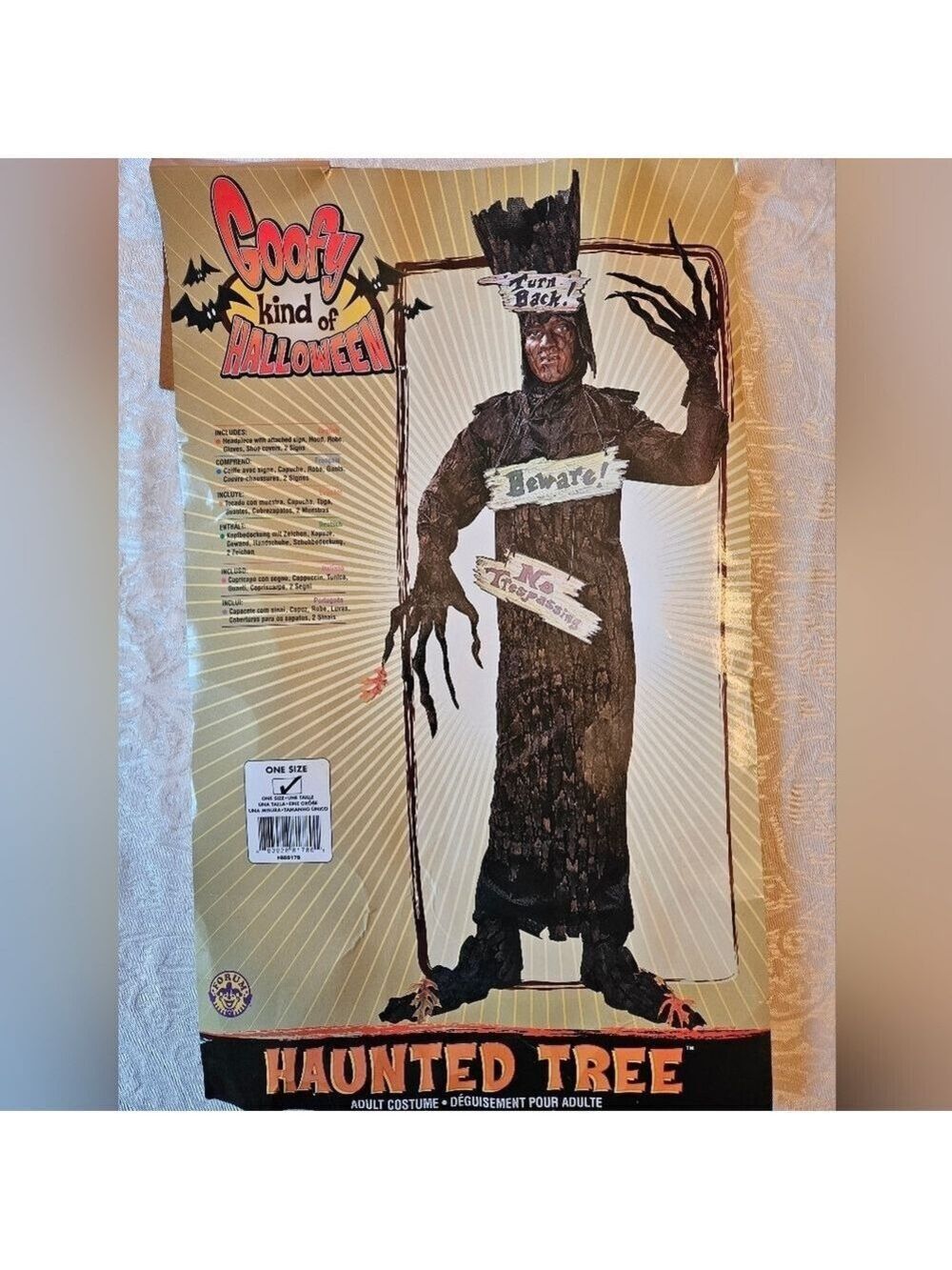 Rubie's Goofy Kind of Halloween Haunted Tree Costume Wizard of Oz, One Size, NWT